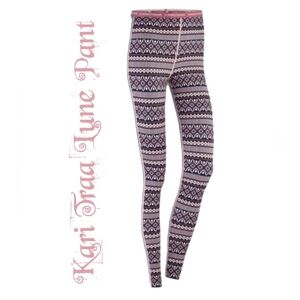Kari Traa Womens Lune Pant See Measurements For Sz Base Layering  Pink & Black